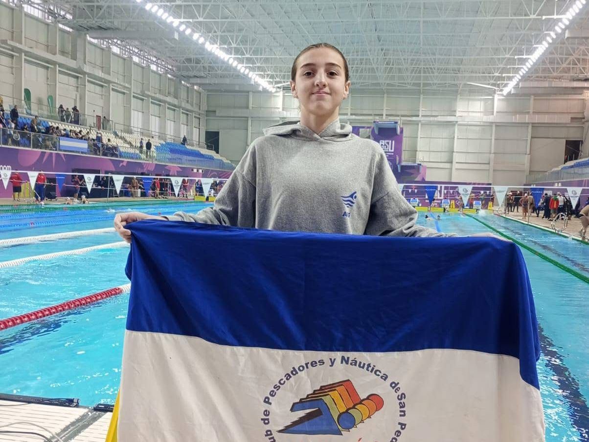 Valentina Boari, tetracampeona en Paraguay.