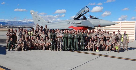 El Eurofighter, presente en el Red Flag 2020