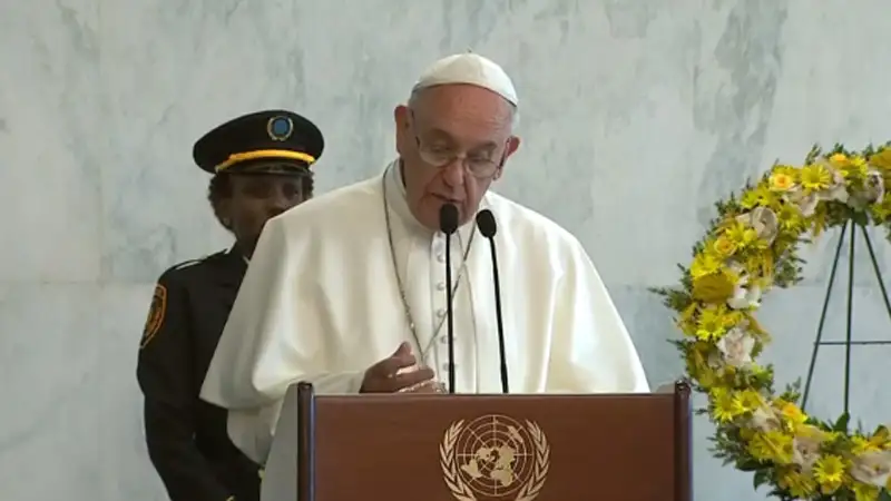 VIVO: El Papa emite su discurso a los líderes mundiales en la ONU