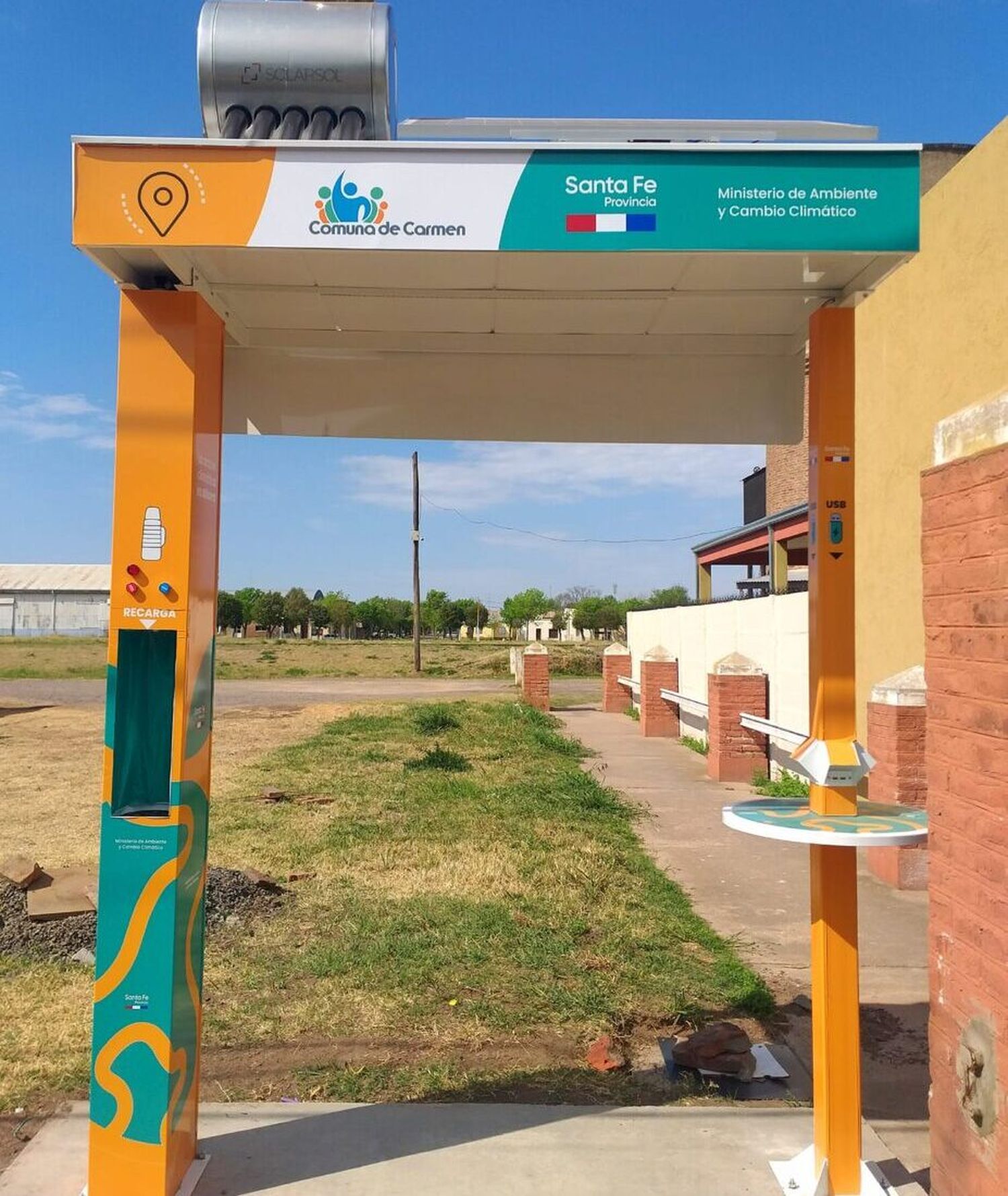 Carmen ya cuenta con su estación solar en el Paseo de la Ciudad