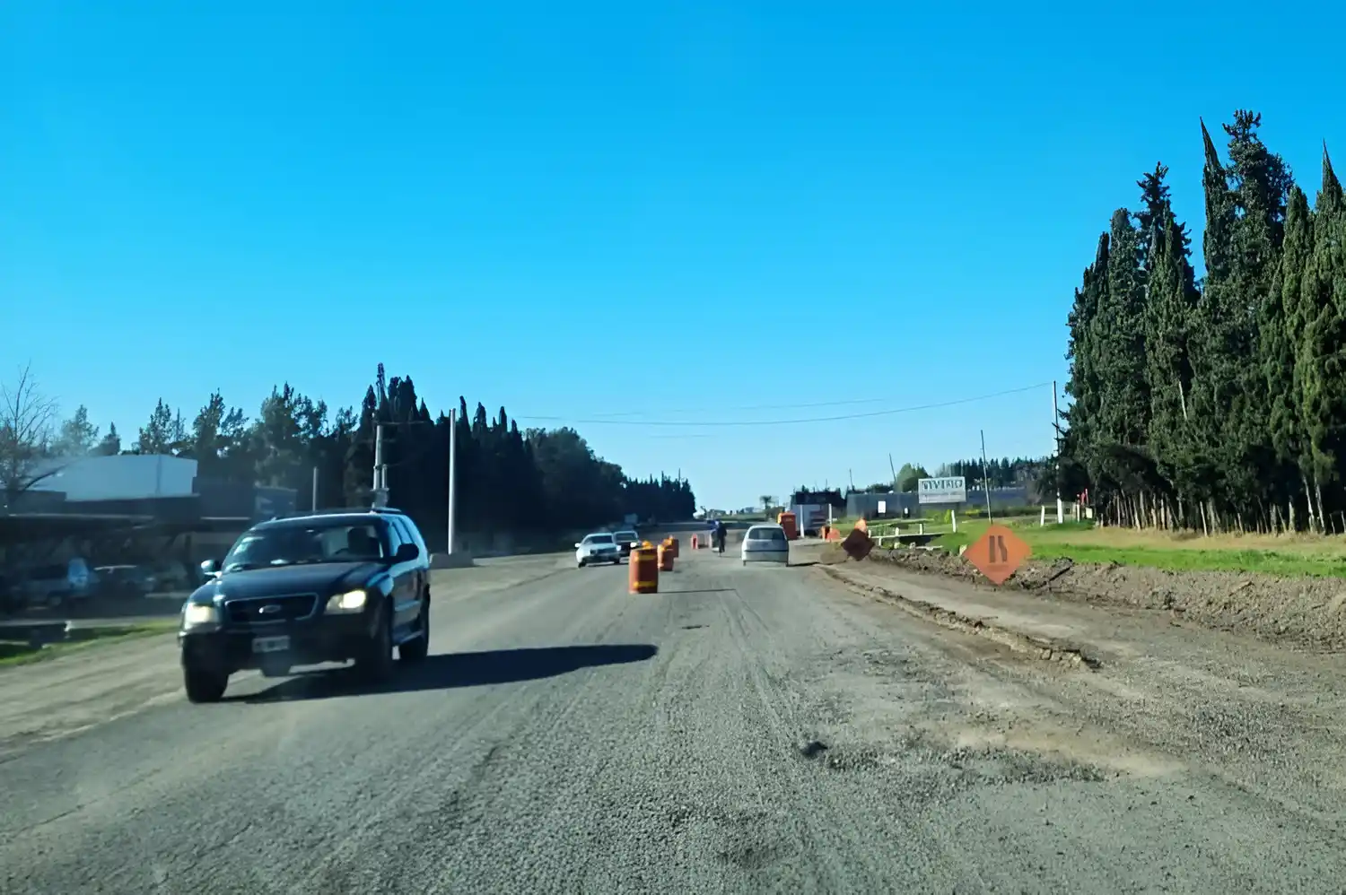 La empresa Iarsa levantó el desvío hacia la localidad de Río Tala.