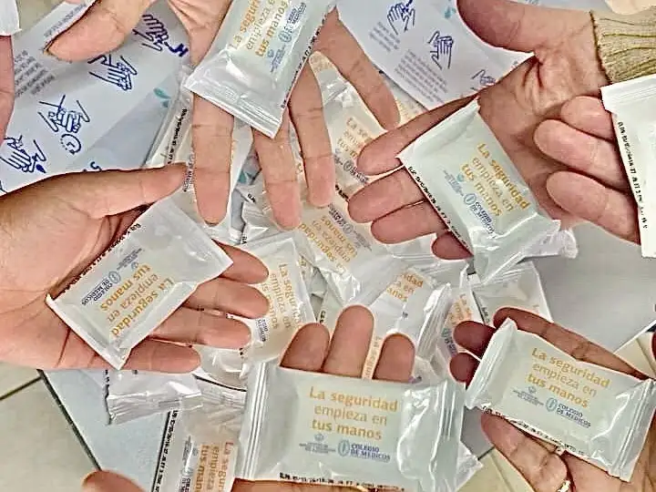 Distribución de jabones en los centros de salud municipales. Foto. MVT