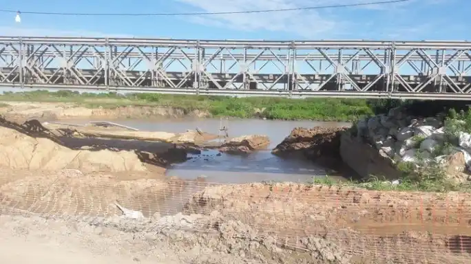 Colonia Teresa: retirarán el puente Mabey de la Ruta Provincial 1
