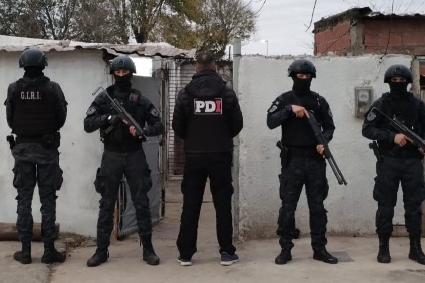Operativo policial.