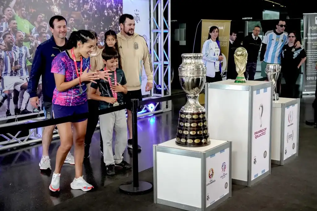 Los marplatenses disfrutaron de los extios de la Selección.