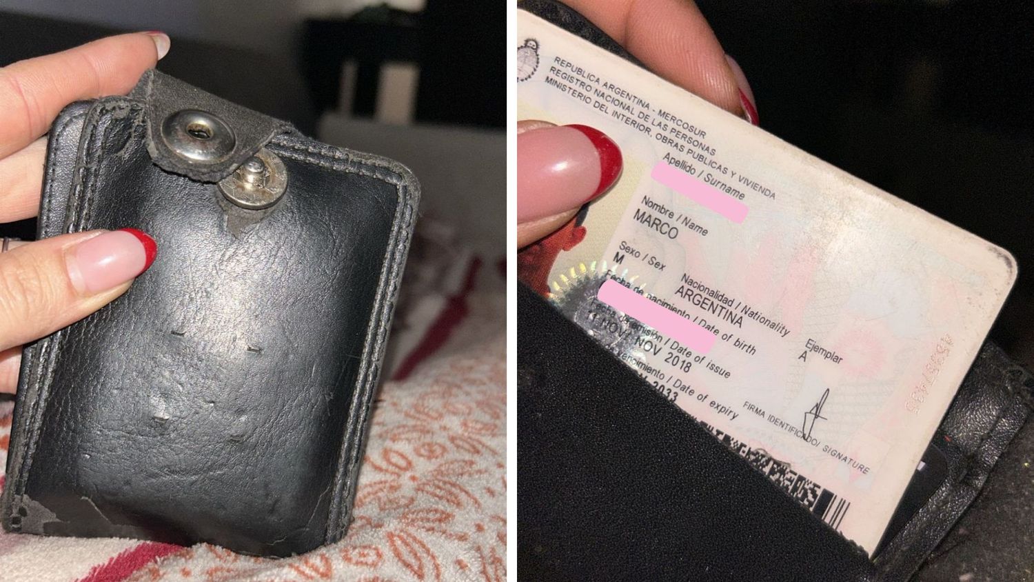 Billetera encontrada en 3 de Febrero y Salta