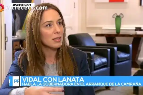 Vidal apuntó contra Kicillof: «Si gana, va a gobernar La Cámpora»