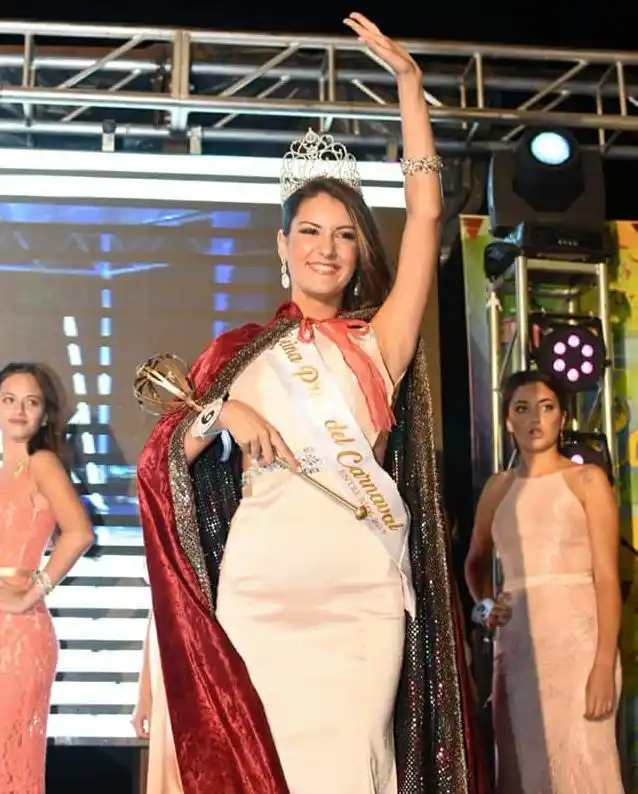 Luisina Moine resultó elegida soberana de los Carnavales Entrerrianos