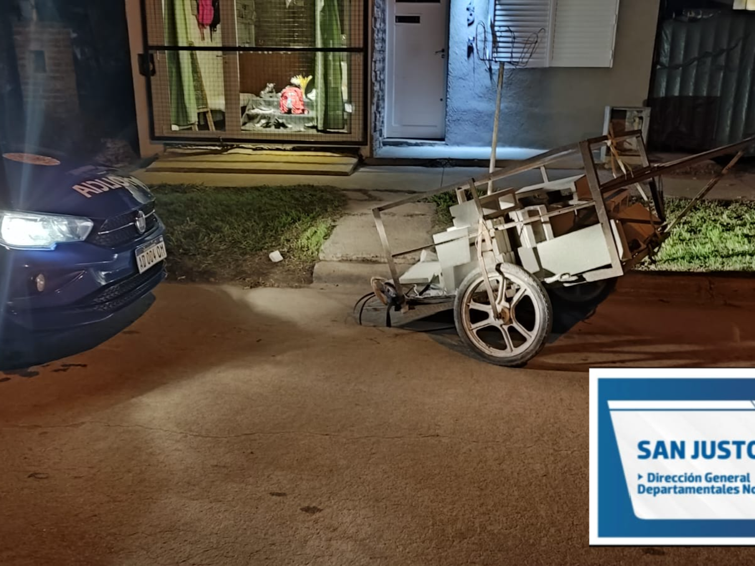 Estaba robando en una obra en construcción y lo detuvieron