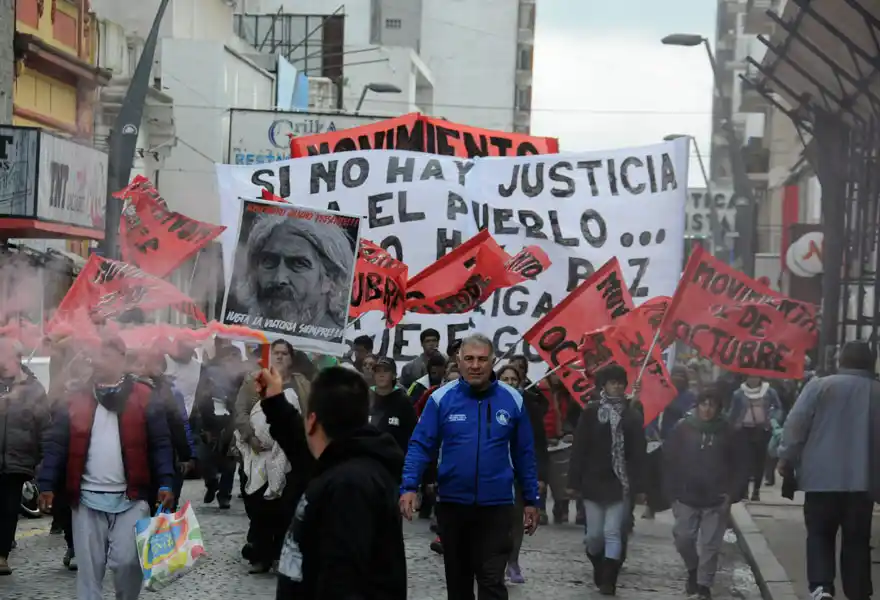 Se movilizaron contra “el hambre, la represión y por trabajo genuino"