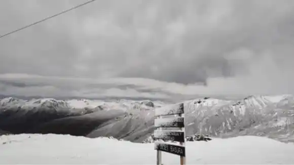 Así fue la espectacular nevada en la estación Pico Espejo este 1Sep (+Video)