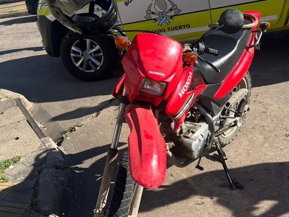 La motocicleta, protagonista de uno de los hechos.