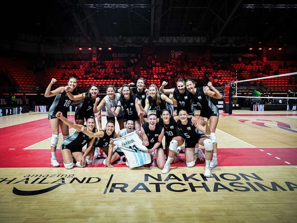 Las Panteras jugaron un partido brillante y vencieron a Checa en el incio del Mundial .Foto:FEVA