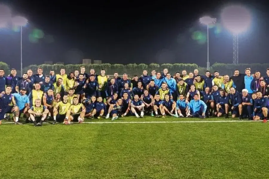 La foto del último entrenamiento de la Selección Argentina en Qatar