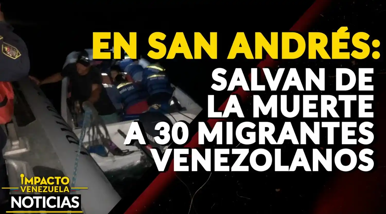 ¡SE DISPONÍAN A IR A CENTROAMÉRICA! Armada de Colombia intercepta a 30 venezolanos en San Andrés VIDEO – IMPACTO VENEZUELA
