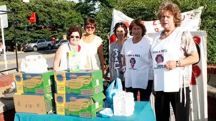 Este viernes se hará la 175ª colecta “1 libro de leche por mes”