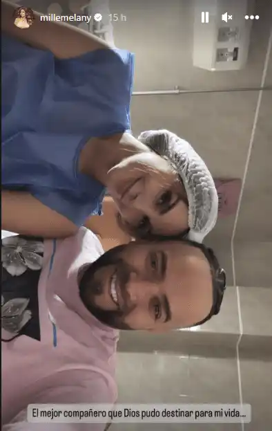 Melany y Nacho antes del nacimiento de Melina. Foto Instagram