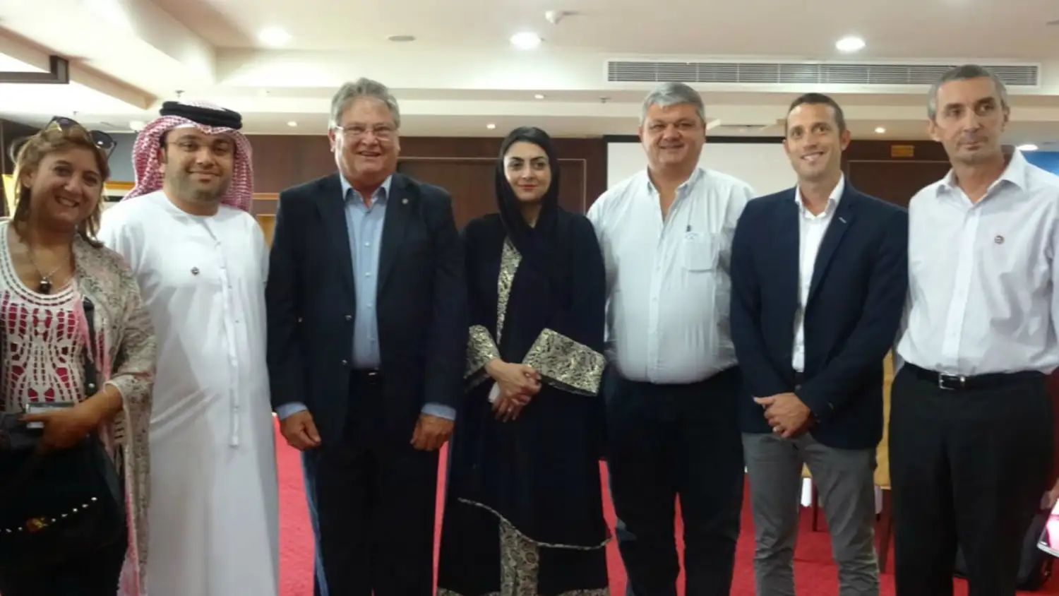 Fascendini se reunió con autoridades del Puerto de Dubai