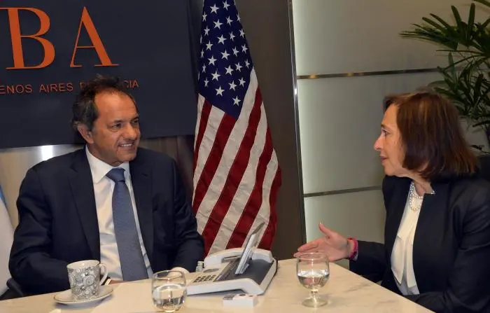 Scioli se reunió con la titular del Consejo de las Américas