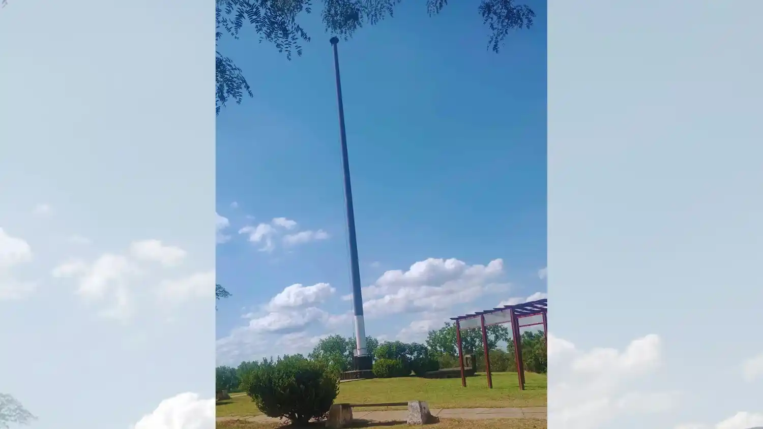 ¿Y la bandera de mi querida Argentina?