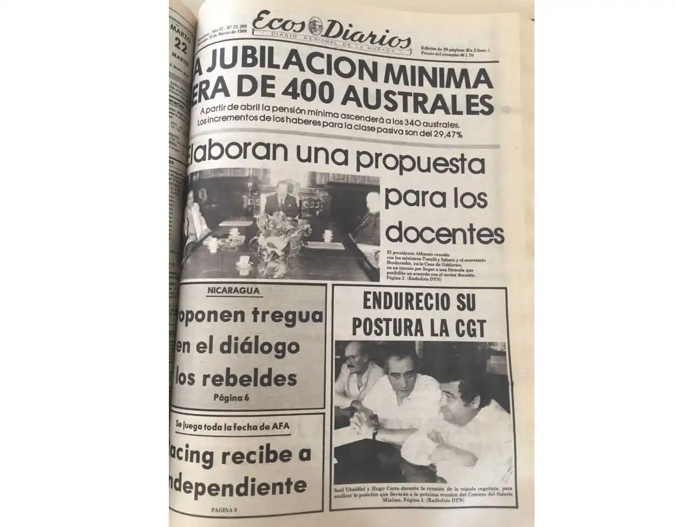 Miércoles 23 de marzo de 1988