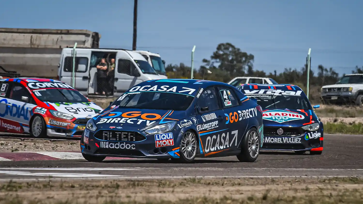 El auto de Pernía, el fin de semana pasado en Viedma.