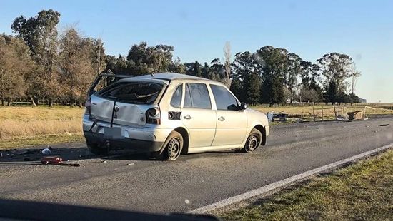 Una niña de 5 años murió en un accidente de tránsito en la ruta 205, altura General Alvear