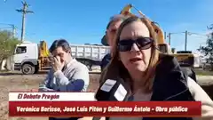 Verónica Berisso, José Luis Pitón y Guillermo Ántola – Obra pública