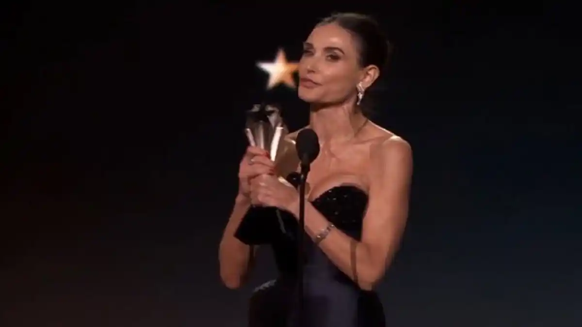 «RECUERDA que los SUEÑOS se HACEN REALIDAD»: Demi Moore gana premio de la crítica estadounidense
