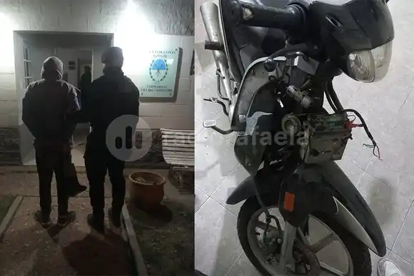 Lo encontraron con una moto robada: había sido denunciada poco antes