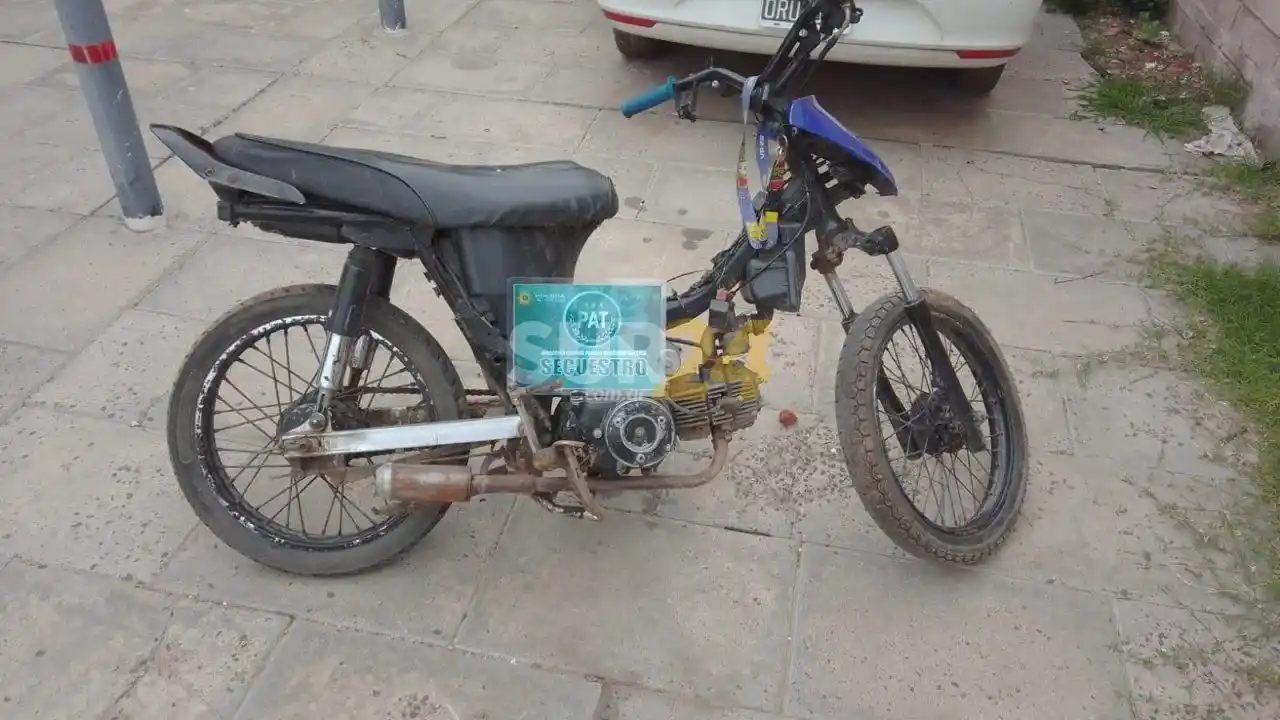 Rufino: detuvieron al conductor de una moto con numeración adulterada
