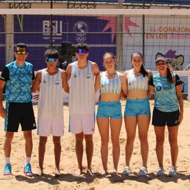 Vóley playa: el gualeyo Bastián Constantino aseguró plata y va por el título sudamericano