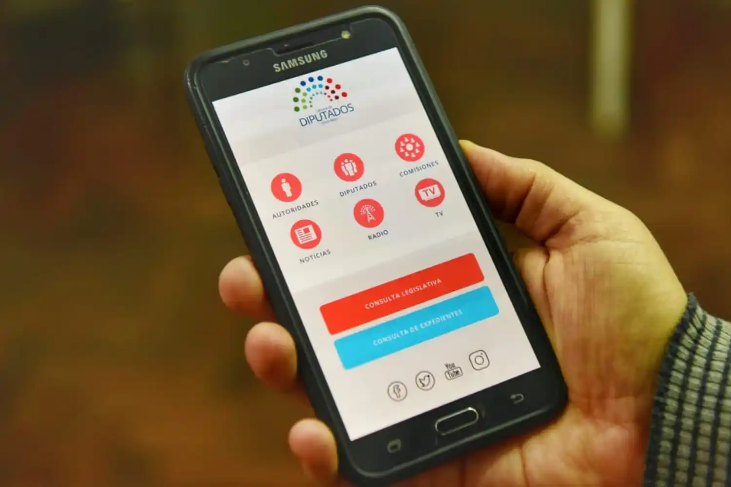 La Cámara de Diputados implementó una aplicación para celulares