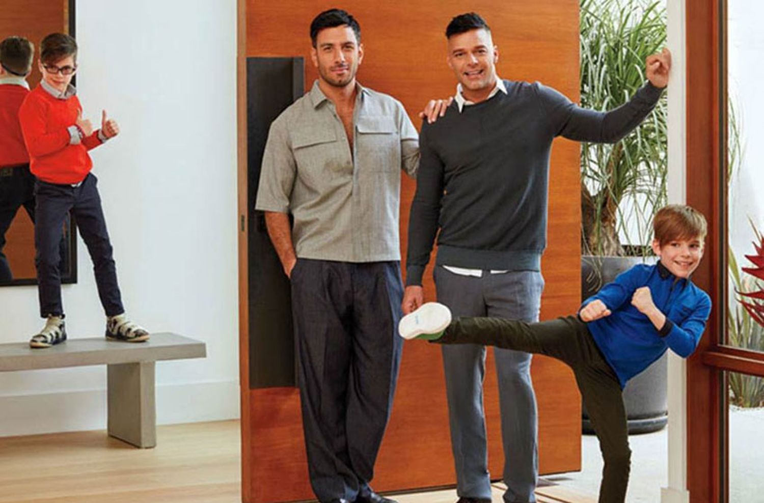 La intimidad de Ricky y su esposo en su casa
