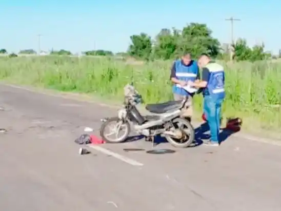 Una beba fue trasladada de urgencia al Hospital Masvernat tras caer de una moto donde viajaban cuatro personas