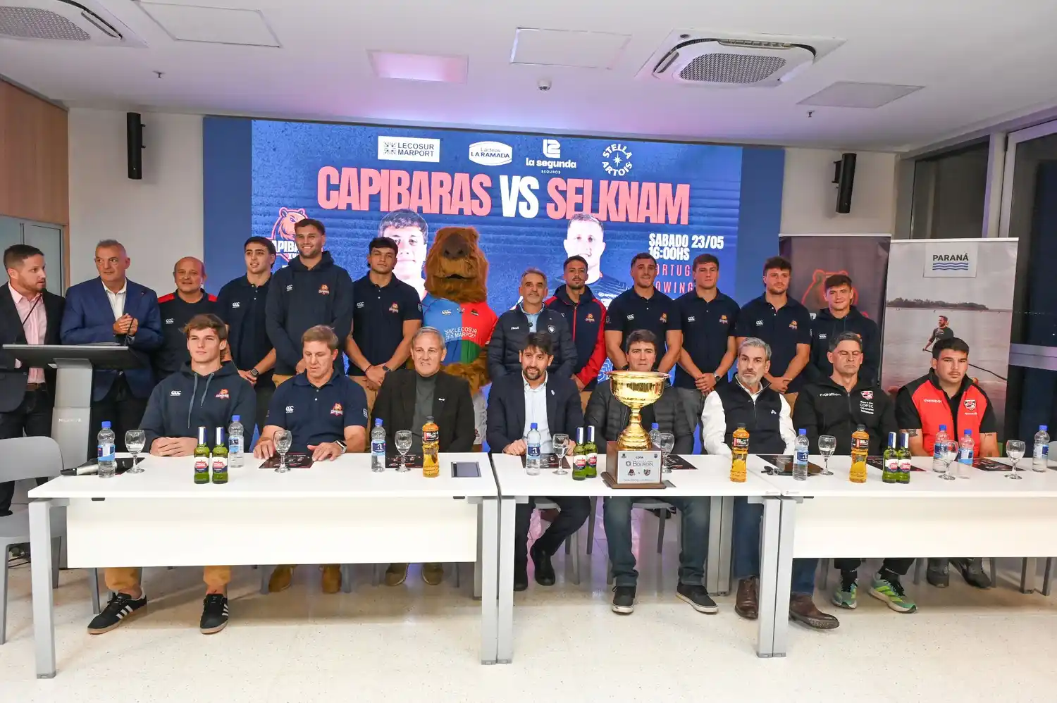 Presentaron oficialmente el duelo entre Capibaras XV y Selknam por el Súper Rugby Américas