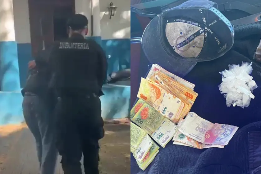 Cayó un joven con decenas de envoltorios de cocaína en zona sur.