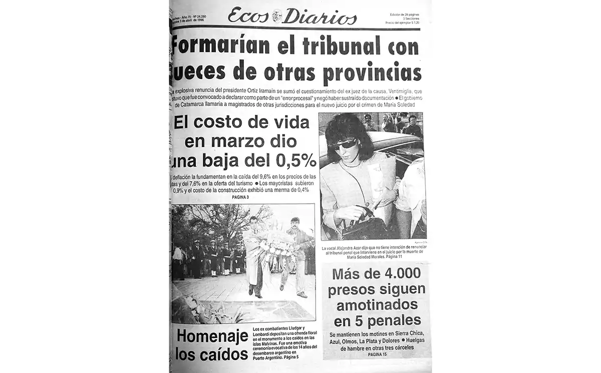 Miércoles 3 de abril de 1996