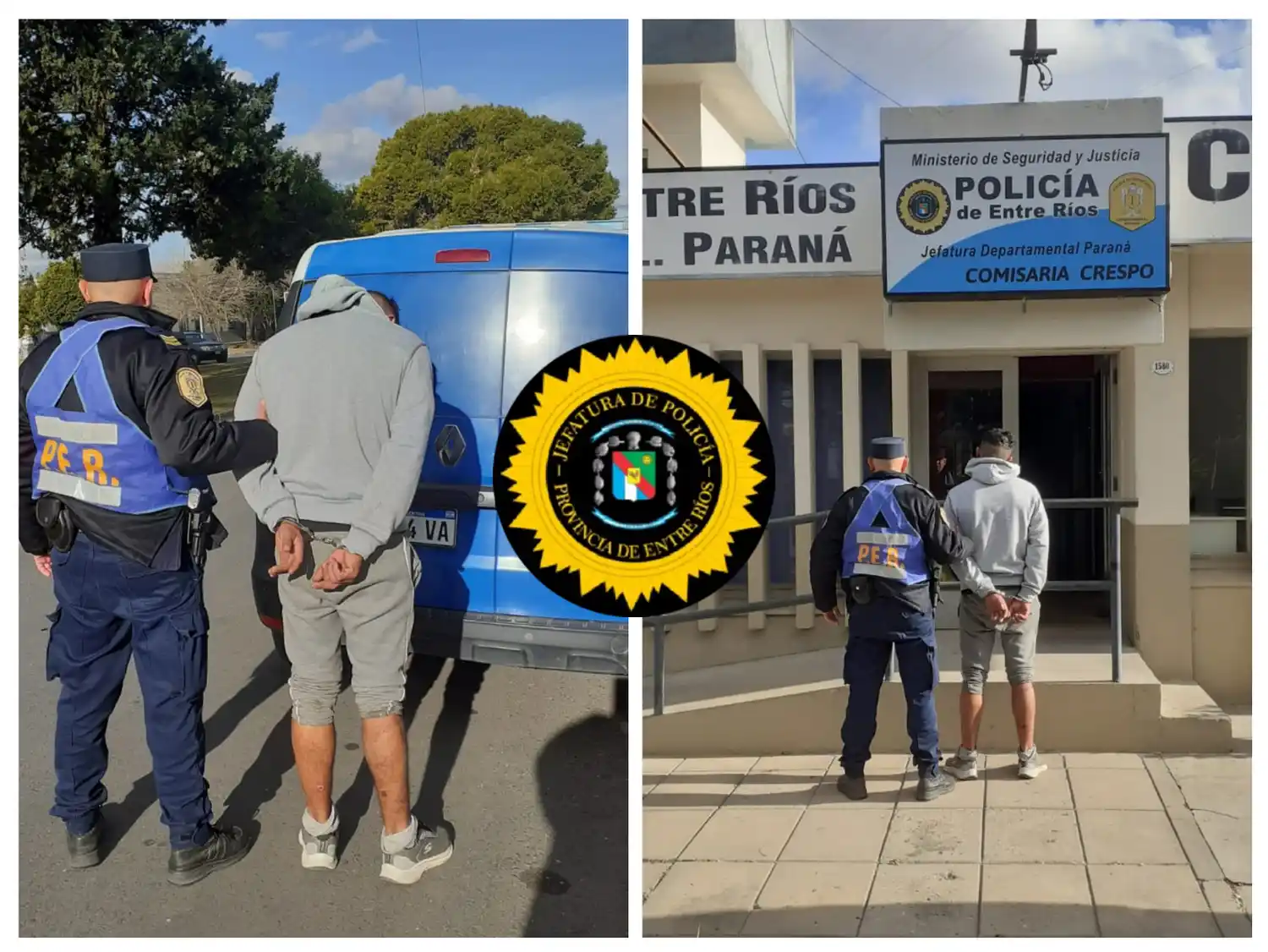 Detuvieron a un joven en Barrio Azul por presunta desobediencia judicial