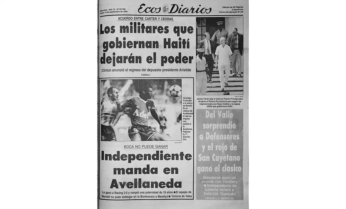 Lunes 19 de septiembre de 1994