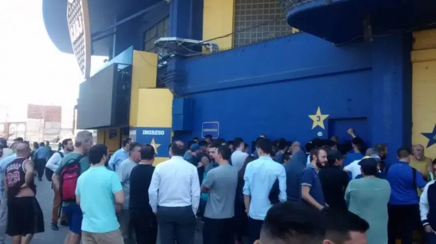 Infantería llegó a la Bombonera