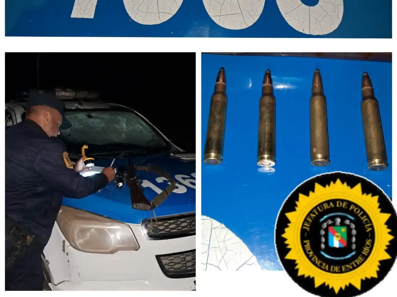 Secuestran un rifle calibre 223: Ocupantes del vehículo detenidos por tenencia ilegal de arma