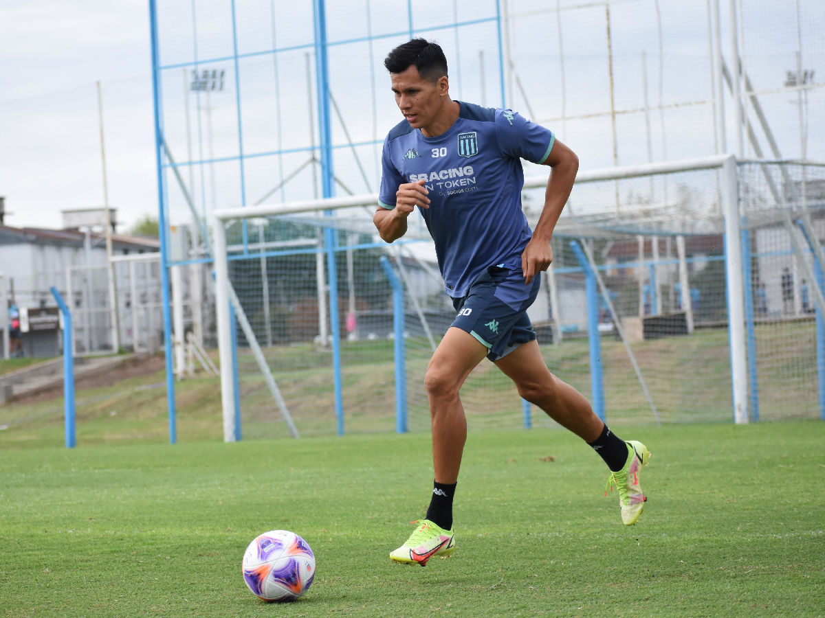 Racing: Sigali se movió a la par de sus compañeros