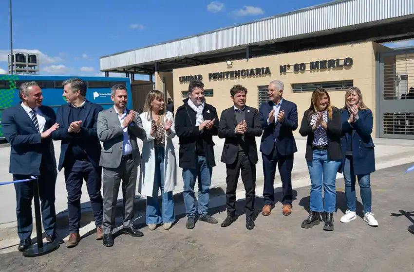 Kicillof y Alak inauguraron el Complejo Penitenciario de Merlo