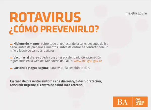 Rotavirus: Campaña de la Provincia para prevenir el virus