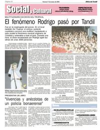 Con Rodrigo, en el escenario
