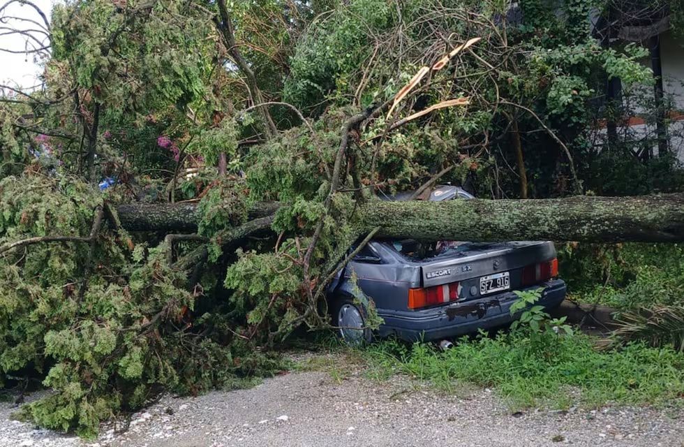 Anisacate sufrió un nuevo temporal (Foto: La Voz)