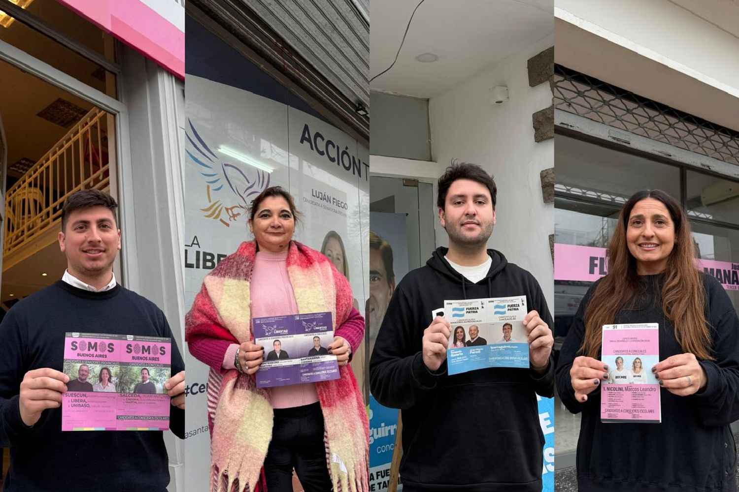 A días del domingo 7, recorrida por locales de campaña: “Si no nos involucramos, las cosas no mejoran”