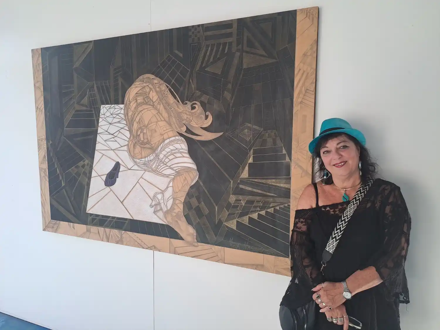 Mirta Narosky es profesora y licenciada en Artes Plásticas. Foto: Gentileza