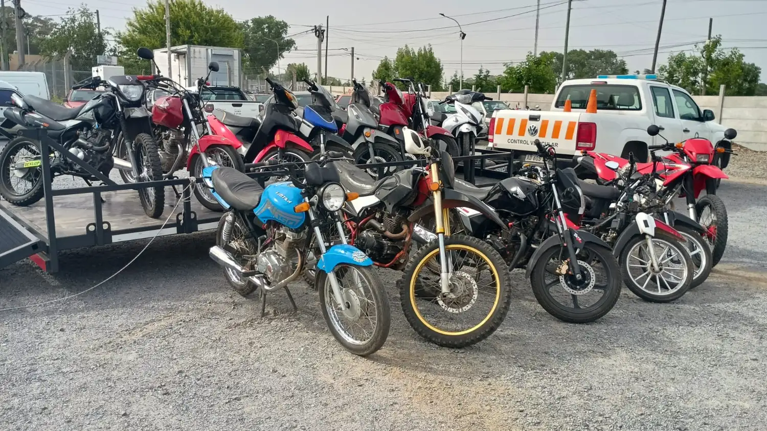 Durante el operativo se procedió al secuestro preventivo de 15 motocicletas.